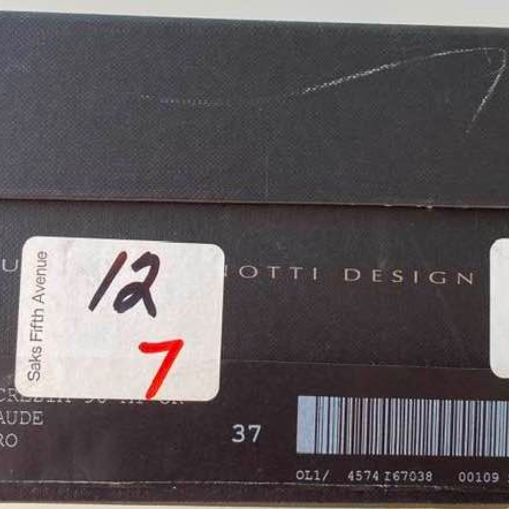 Giuseppe Zanotti NIB Black Patent Leather Zip Booties Size 7 (37) 3.5" heels - Picture 6 of 6
